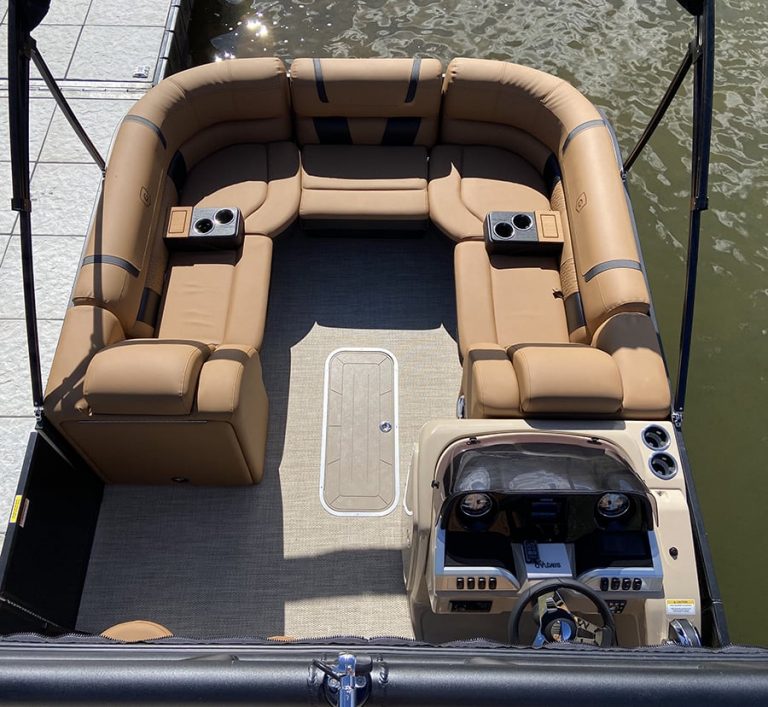 Luxury 27′ Godfrey Aqua Patio Double Deck Pontoon w/ slide and grill